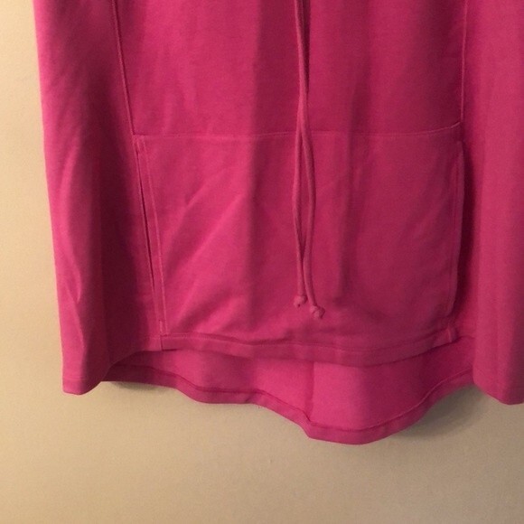 CALIA SIZE MEDIUM SLEEVELESS HOODIE FUNNEL COWL NECK KANGAROO POCKET TOP - Picture 5 of 9